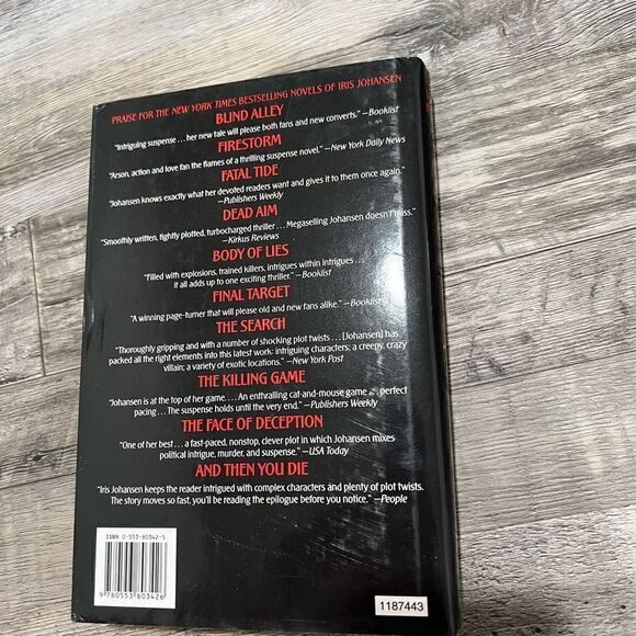 Countdown by Iris Johansen hardback - Picture 5 of 5